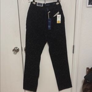 Charter Club Black Straight Leg Pants